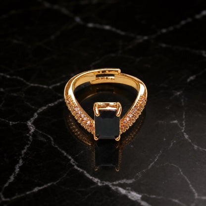 Luxury Black Stone Ring