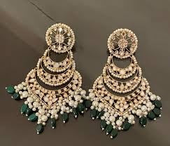 Stunning Pakistani Jhumka Earrings | Silver Jhumka